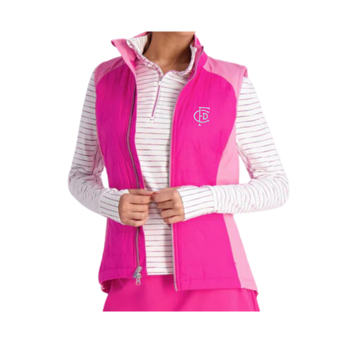 Women's Quilted Tess Vest with FCDS Badge