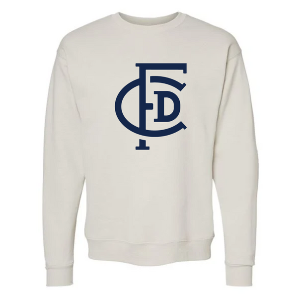 Adult Crew Sweatshirt with FCD Monogram