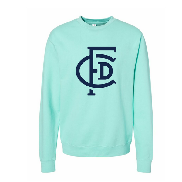 Adult Crew Sweatshirt with FCD Monogram