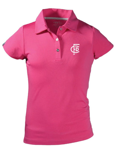 Girls Solid Brighton Polo with FCD Monogram