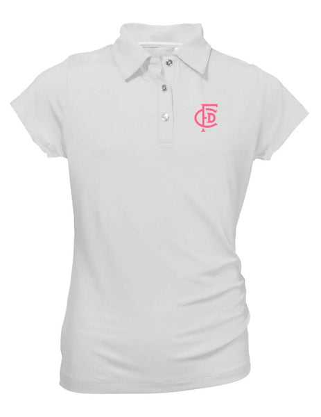 Girls Solid Brighton Polo with FCD Monogram