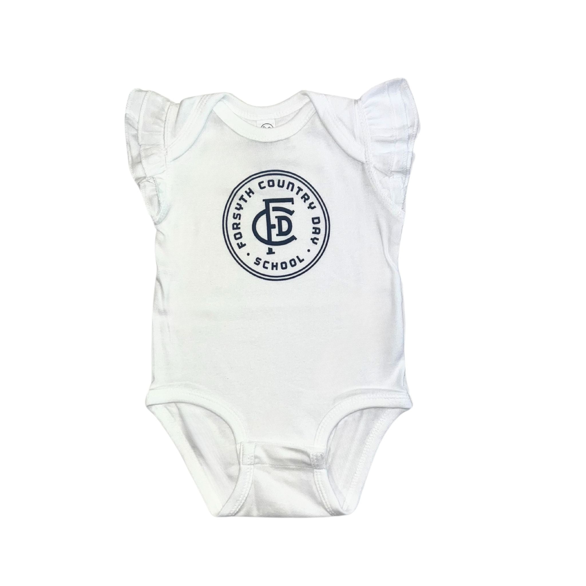 Infant Flutter Sleeve Onesie w/ FCDS Badge