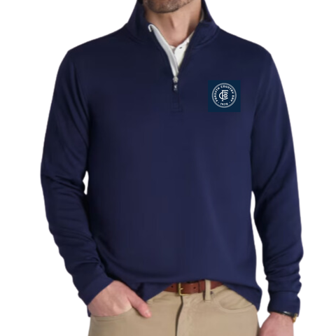 Men's 1/4 Zip Coughlin Pullover with FCDS Badge