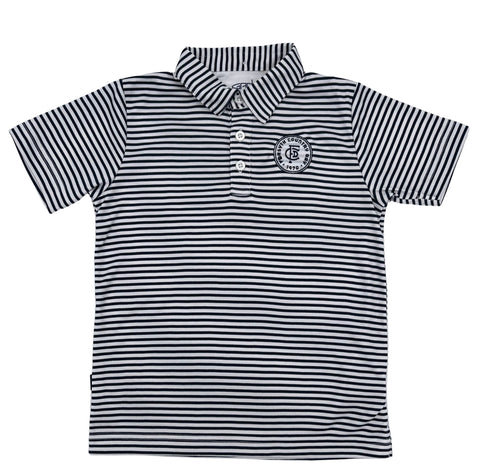 Toddler Striped Polo Shirt with FCDS Badge