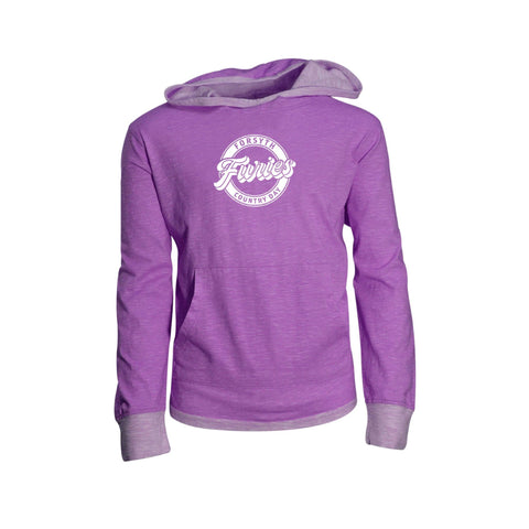 Youth Kayla Heathered Hoodie T-shirt - Furies/FCD Circle-SALE