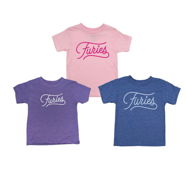 Toddler Vintage "Furies Vintage Script" T-Shirt