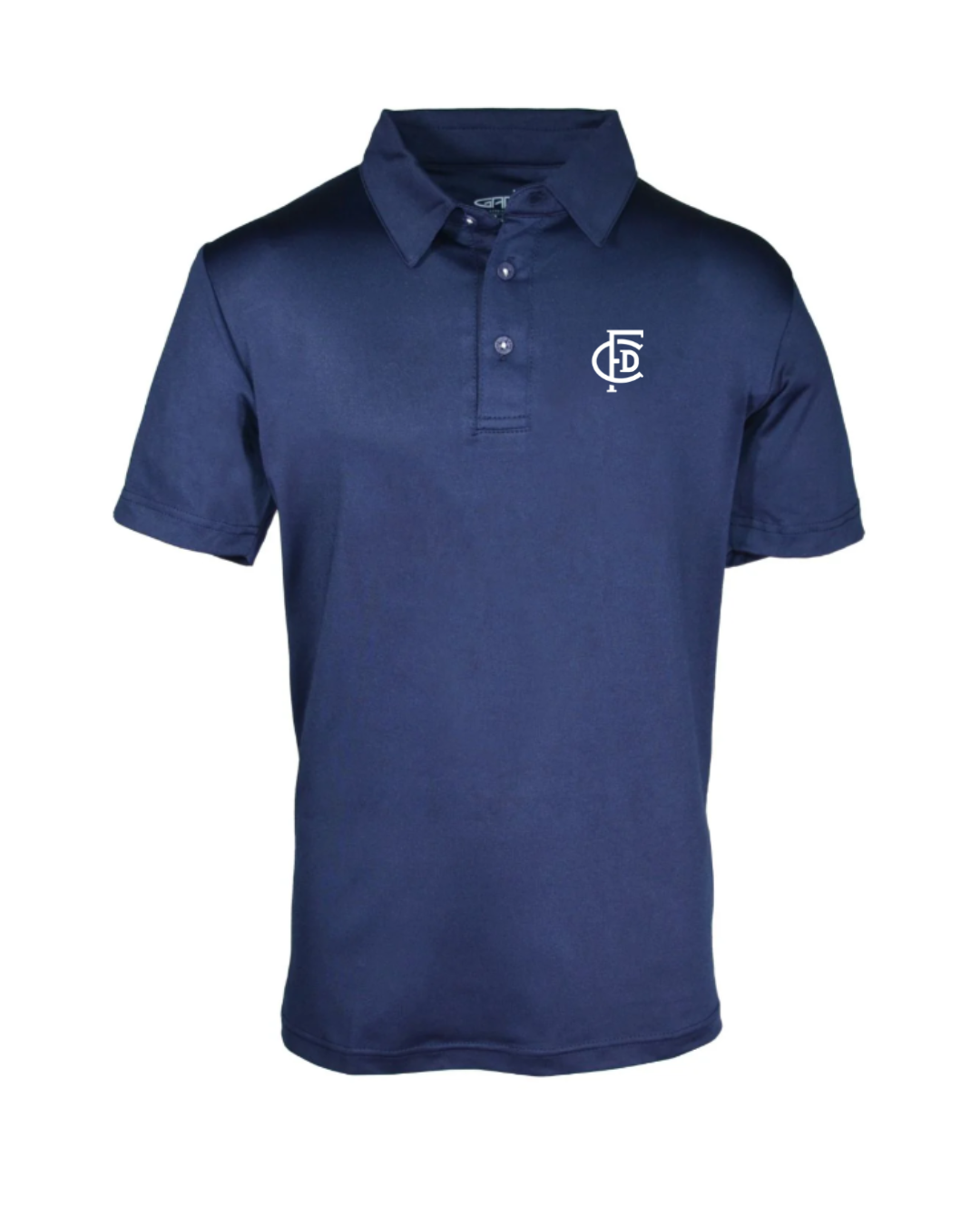 Youth Blake Solid Polo with Monogram