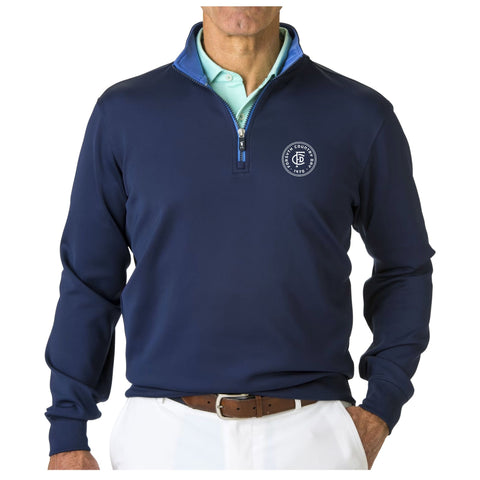 Men's 1/4 Zip Caves Pullover with FCDS Badge