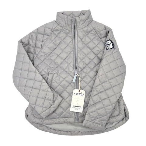 Youth Alexa Quilted Jacket with Fury Head