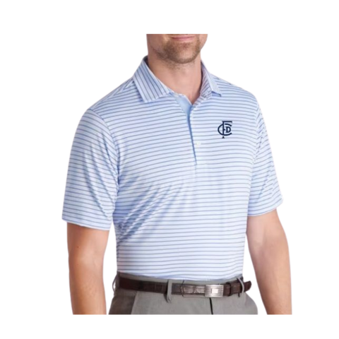 Men's Rick Stripe Polo Shirt with FCD Monogram