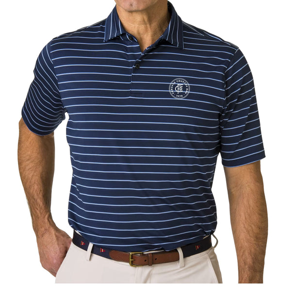 Men's Faxon Wide Stripe Polo Shirt