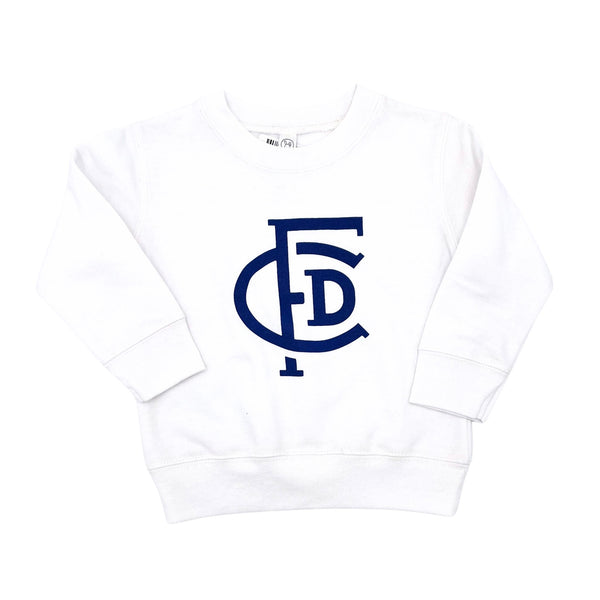 Toddler Crew Sweatshirt "FCD" Monogram-SALE