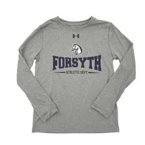 Youth Long Sleeve T-Shirt  "FORSYTH Athletic Dept" with Fury