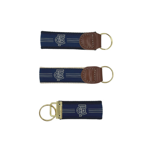 Ribbon Key Ring  with FCD Monogram